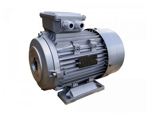 Двигатель 7,5 кВт 380B,MS 132M-4(7,5KW,B34,S176) полый вал d24мм фланец насоса 87 мм