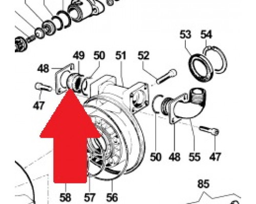 Фитинг AP85-100 насоса APS101 - APS121