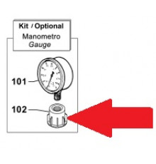 Переходник для манометра насоса MC8 - MC18