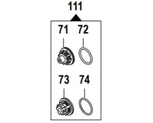 Ремкомплект насоса серии IDS 1201/1401 (KIT111)