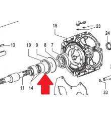 Кольцо 5хD83х10 насоса BP300 (1х2)