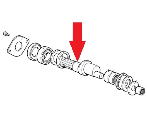 Коленвал насоса BP125