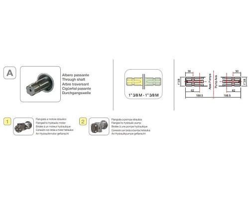 Насос мембранный Comet® серия APS 166 (163 л/мин; 50 бар); вал ВОМ 1