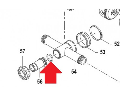 Кольцо 3,53х21,82 насоса BP40/60/P