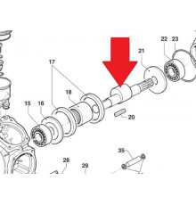 Коленвал насоса BP205