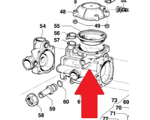 Корпус насоса MC20 - MC25