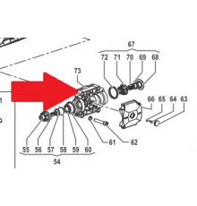 Крышка насоса BP300 - BP330HS (1х6)