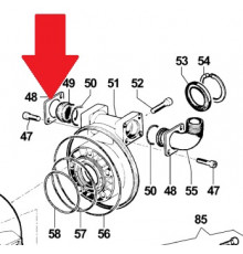 Пластина крепежная насоса APS101/121 (1х2)