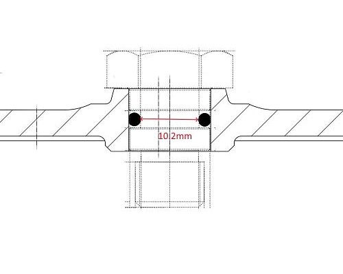 Болт M12X1,5 CH19 насоса BP, P, APS, IDS