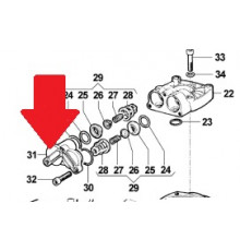 Крышка коллектора насоса APS 51/61/71 (1х3)