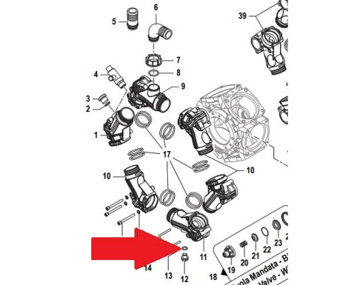 Кольцо 3х15 насоса BPS260 - BPS300