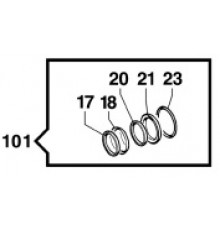 Ремкомплект насоса серии YA65: сальников высокого давления (KIT101)