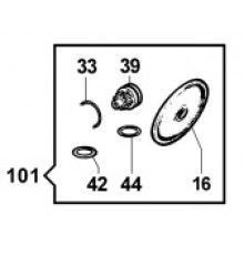 Ремкомплект насоса серии APS 141/166: мембрана NBR (KIT100)