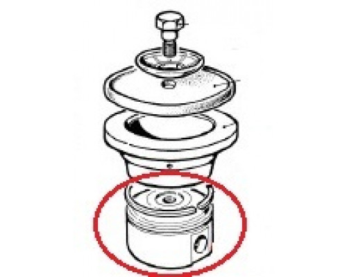 Поршень O70 к насосу с уплотнительным кольцом O70 в сборе к насосу BP40,60,105,151,205,235,241