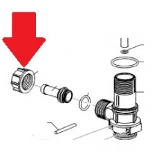 Гайка 3/4 фитинга узлов упраления