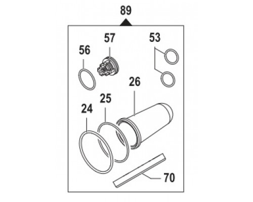 Ремкомплект насоса серии APS 96: мембрана NBR (KIT89)