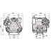 Насос мембранный Comet® серия BP135 (124 л/мин; 20 бар); вал d30 гладкий/шпонка - ВОМ 1