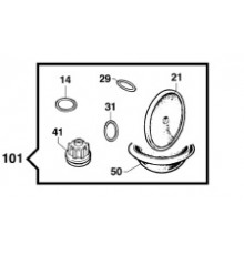 Ремкомплект насоса серии BP 105/125: мембрана NBR (KIT101)