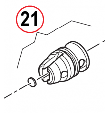 Ремкомплект насоса серии MC 20; MC 25: заглушка клапана (KIT21)