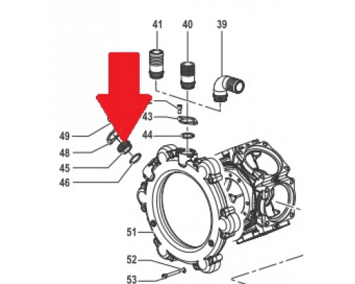 Заглушка насоса BP300 - BPS330HS