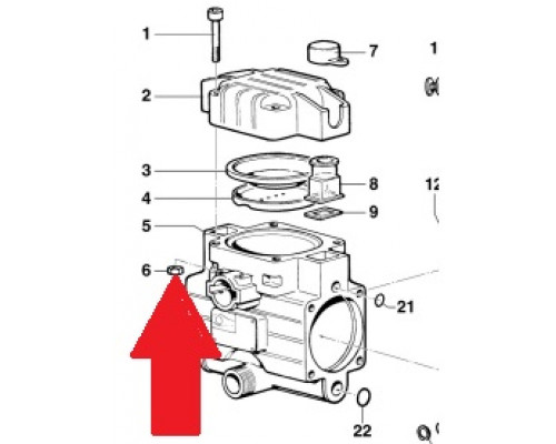 Гайка корпуса насоса BP20 - MP20 (1х4)