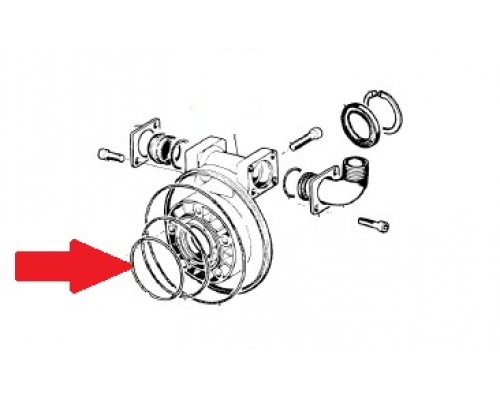 Кольцо 3,53х98,02 насоса APS 101/121