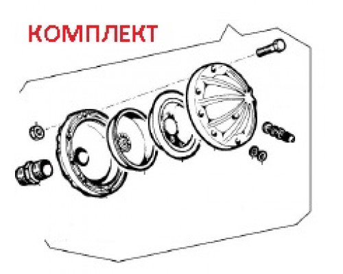 Гидроаккумулятор в сборе насоса APS 101/121/145