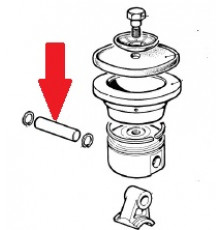 Палец шатуна O15х53 насоса BP; P