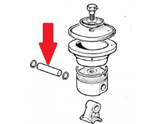 Палец шатуна O15х53 насоса BP; P
