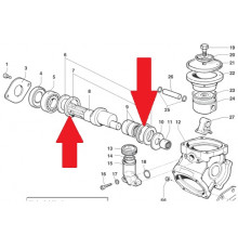 Кольцо 68х55х6 насоса BP105 - BP125 (1х2)