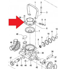 Крышка гидроаккумулятора насоса серии MC20 - MC25